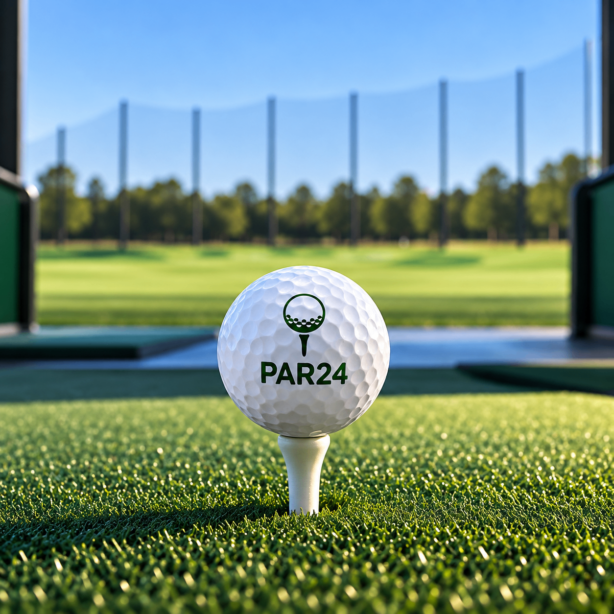 PAR24 ball teed up